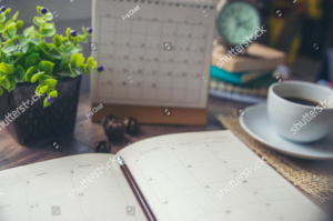 Calendar and Coffee